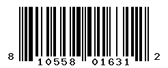 UPC barcode number 810558016312