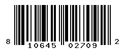 UPC barcode number 810645027092