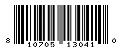 810705130410 barcode
