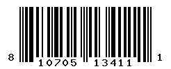 UPC barcode number 810705134111