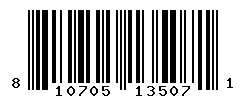 UPC barcode number 810705135071