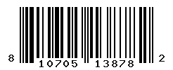 UPC barcode number 810705138782
