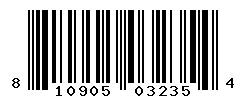 UPC barcode number 810905032354