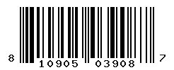 UPC barcode number 810905039087