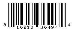 UPC barcode number 8109120304974