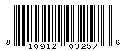 UPC barcode number 810912032576