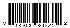 UPC barcode number 810912032712