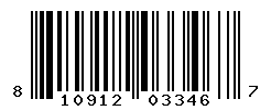 UPC barcode number 810912033467