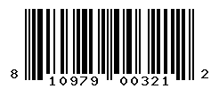 UPC barcode number 810979003212