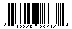 UPC barcode number 810979007371