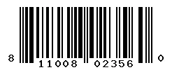 UPC barcode 811008023560