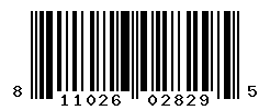 UPC barcode number 811026028295