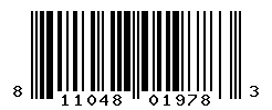 UPC barcode number 811048019783