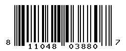 UPC barcode number 811048038807