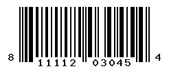 UPC barcode number 811112030454
