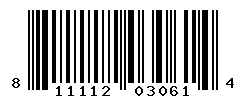 UPC barcode number 811112030614