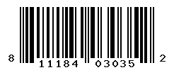 UPC barcode number 811184030352