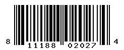 UPC barcode number 811188020274