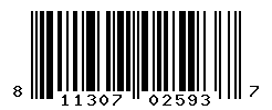 UPC barcode number 811307025937