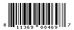 UPC barcode number 811369004697
