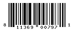 UPC barcode number 811369007971