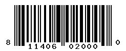UPC barcode 811406020000