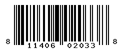 UPC barcode number 811406020338