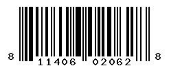 UPC barcode number 811406020628