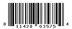 UPC barcode number 811428035754