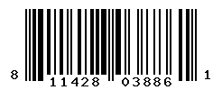 upc 811428038861 barcode image