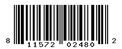 UPC barcode number 811572024802