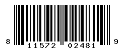 UPC barcode number 811572024819