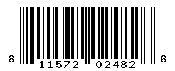 UPC barcode number 811572024826