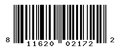 UPC barcode number 811620021722