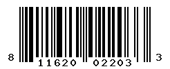 UPC barcode number 811620022033