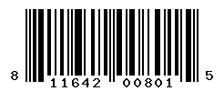 UPC barcode number 811642008015