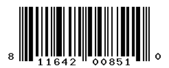 UPC barcode number 811642008510