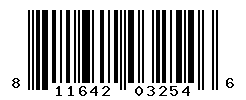 UPC barcode number 811642032546