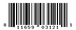 UPC barcode 811659031211