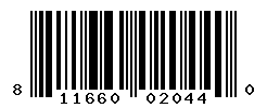 UPC barcode number 811660020440