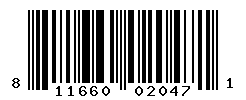 UPC barcode number 811660020471