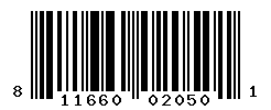 UPC barcode number 811660020501