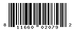 UPC barcode number 811660020792