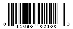 UPC barcode number 811660021003