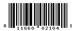 UPC barcode number 811660021041