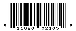 UPC barcode number 811660021058