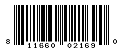 UPC barcode number 811660021690