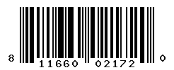 UPC barcode number 811660021720