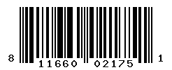 UPC barcode number 811660021751