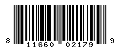 UPC barcode number 811660021799